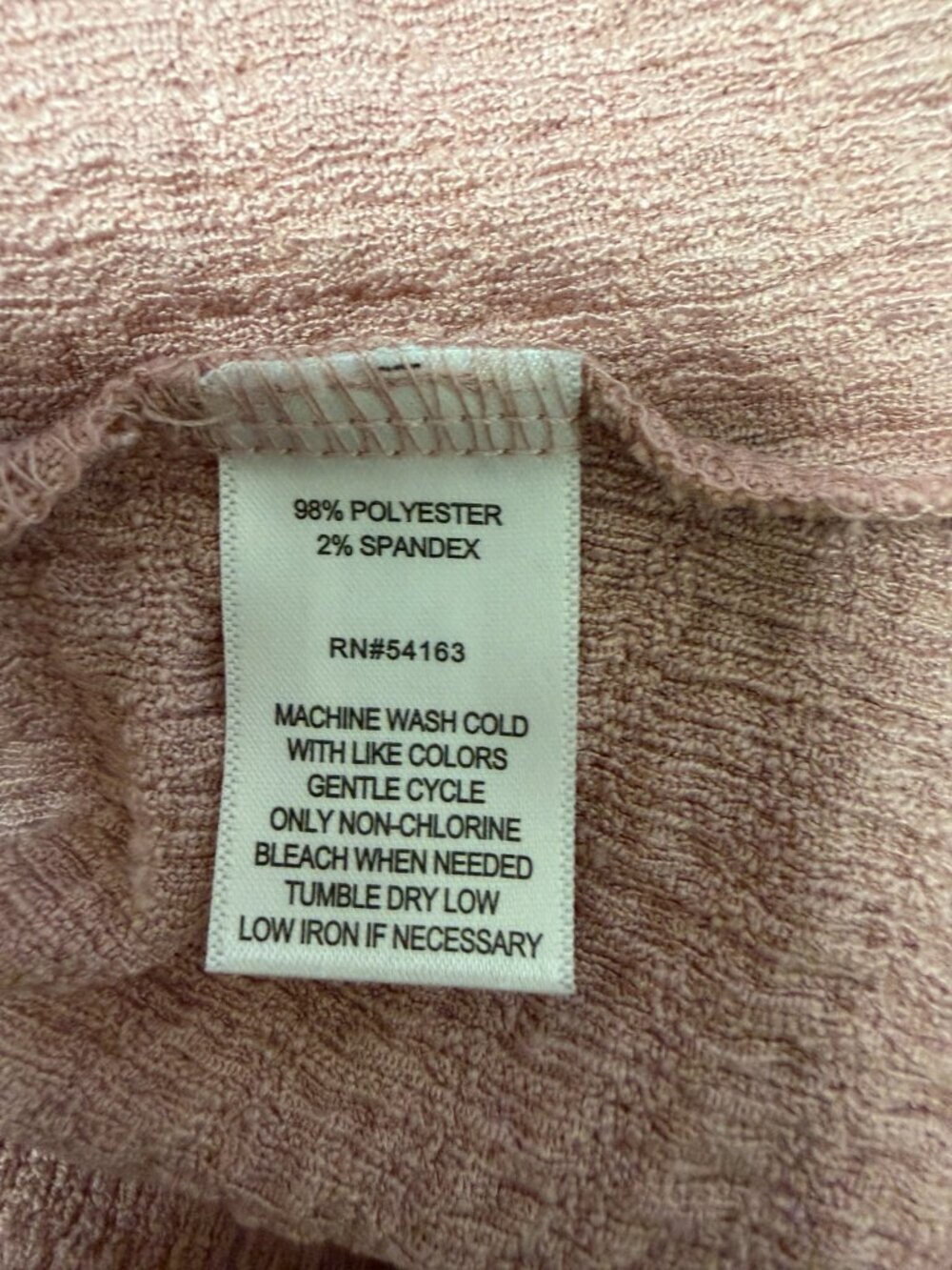 Marc New York Andrew Marc Blush Pink Textured Puff Sleeve Sweetheart Neck Top L - Picture 8 of 9
